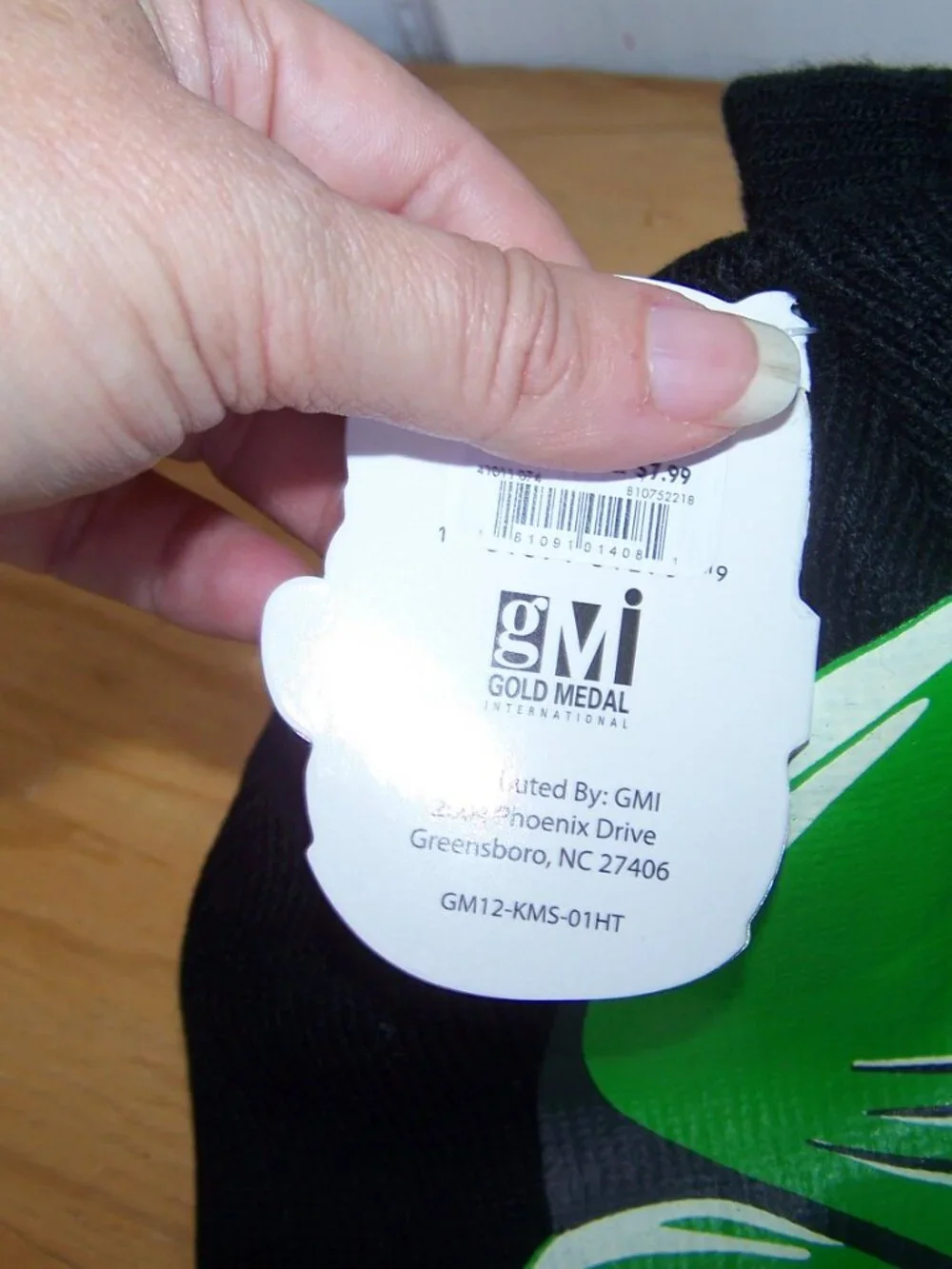 Gold Medal International NWT Alien Hat & Gloves Set OSFM